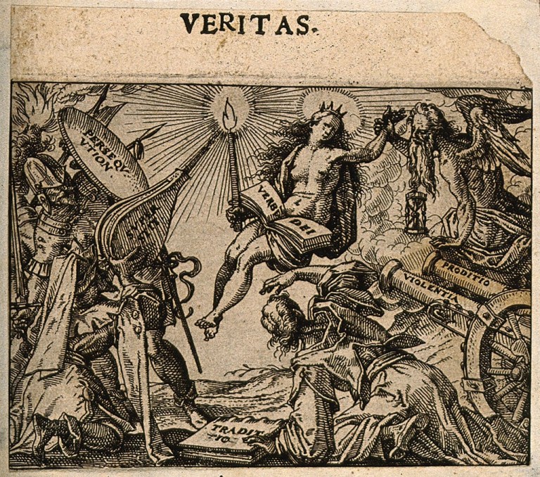 Truth represented as word God